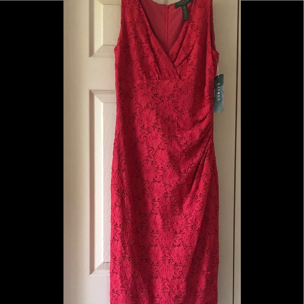 NWT Lauren Surplice Dress